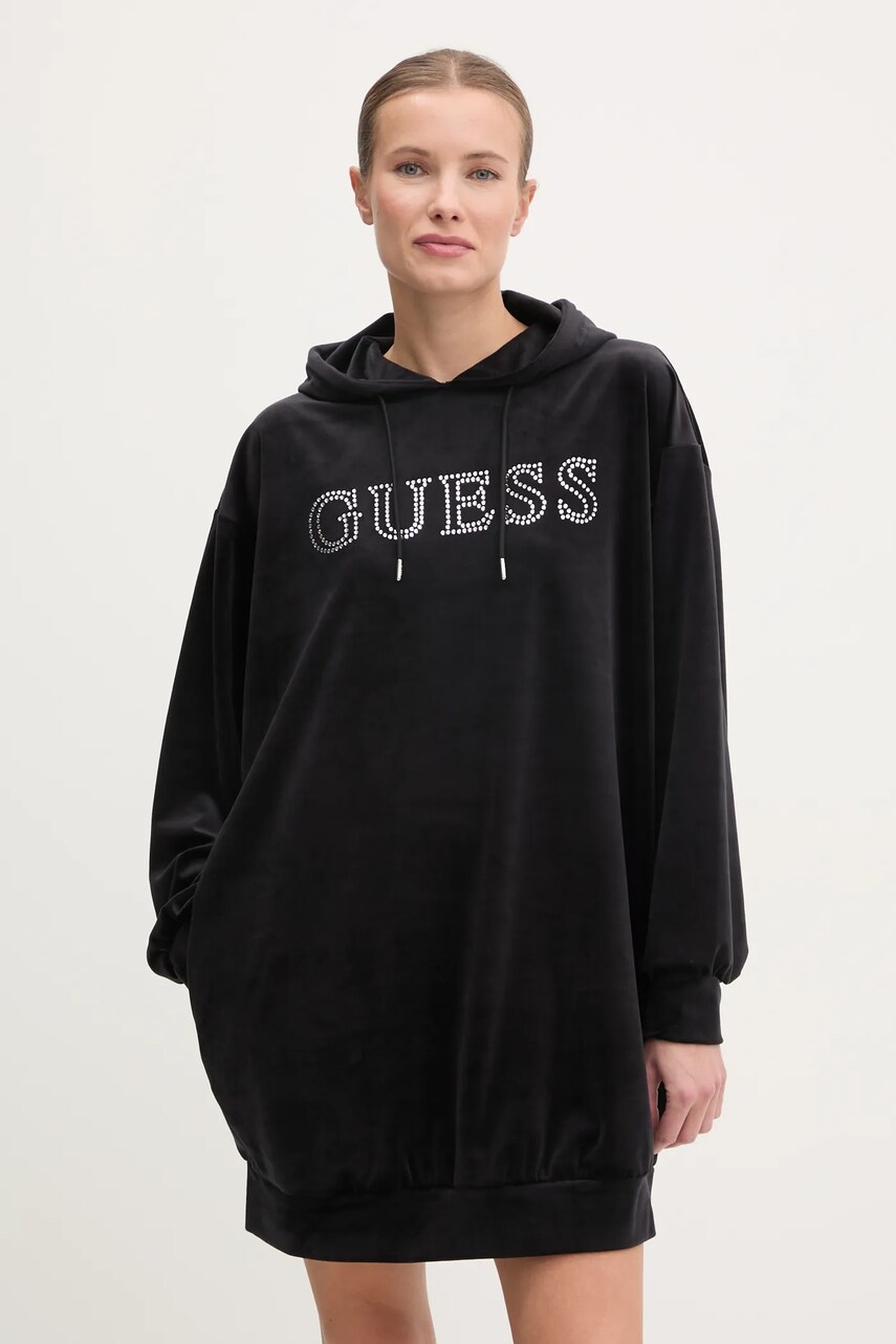 Сукня Guess COUTURE колір чорний mini oversize V4BQ13 KBXI2