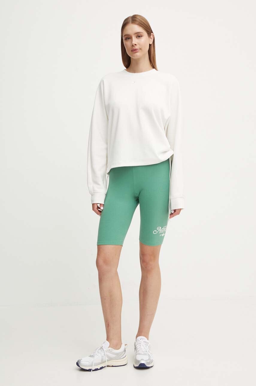 Кофта adidas Originals жіноча колір білий однотонна IZ4943