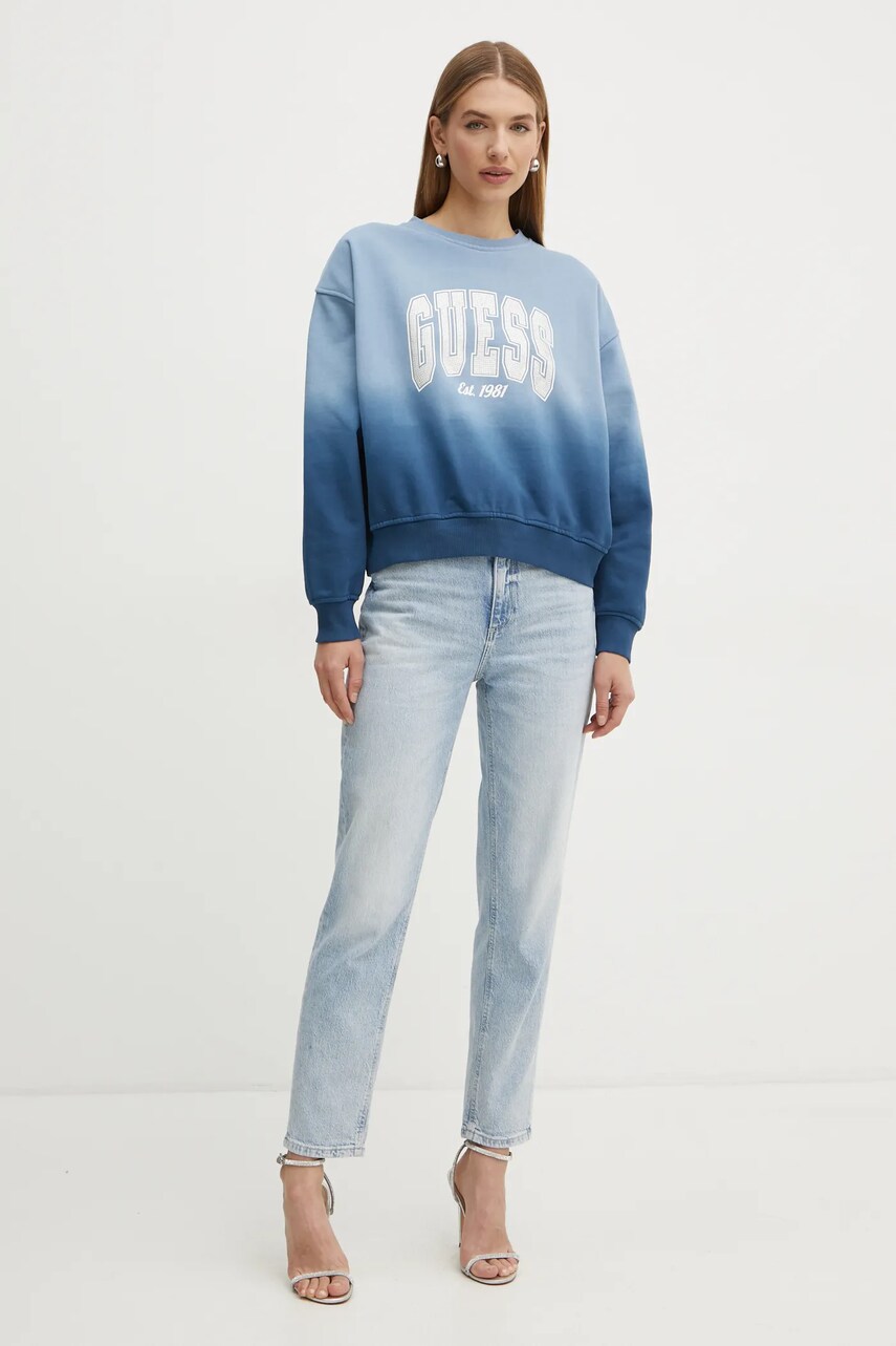Кофта Guess жіноча  з аплікацією W4BQ10 KBY51