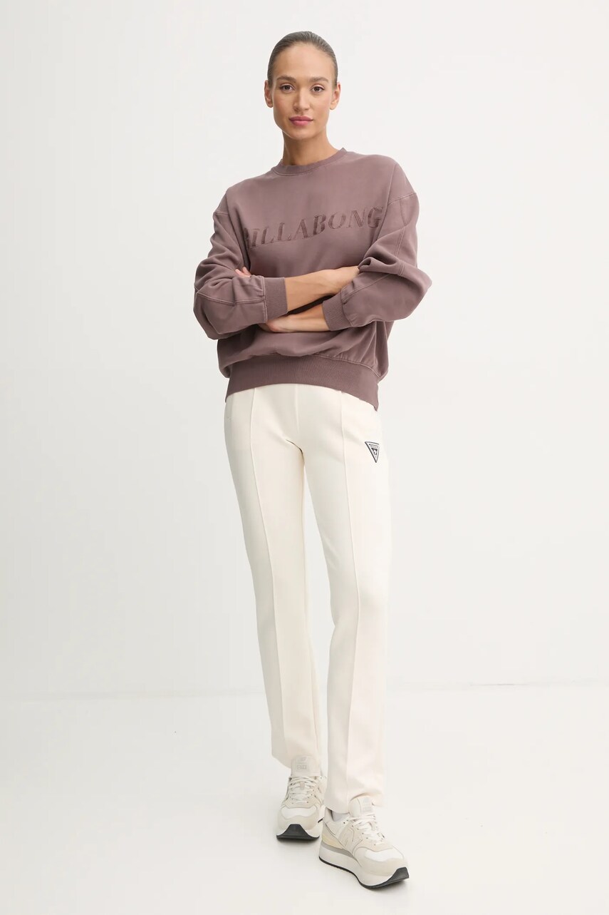 Кофта Billabong Palmin жіноча колір коричневий з аплікацією ABJFT00456