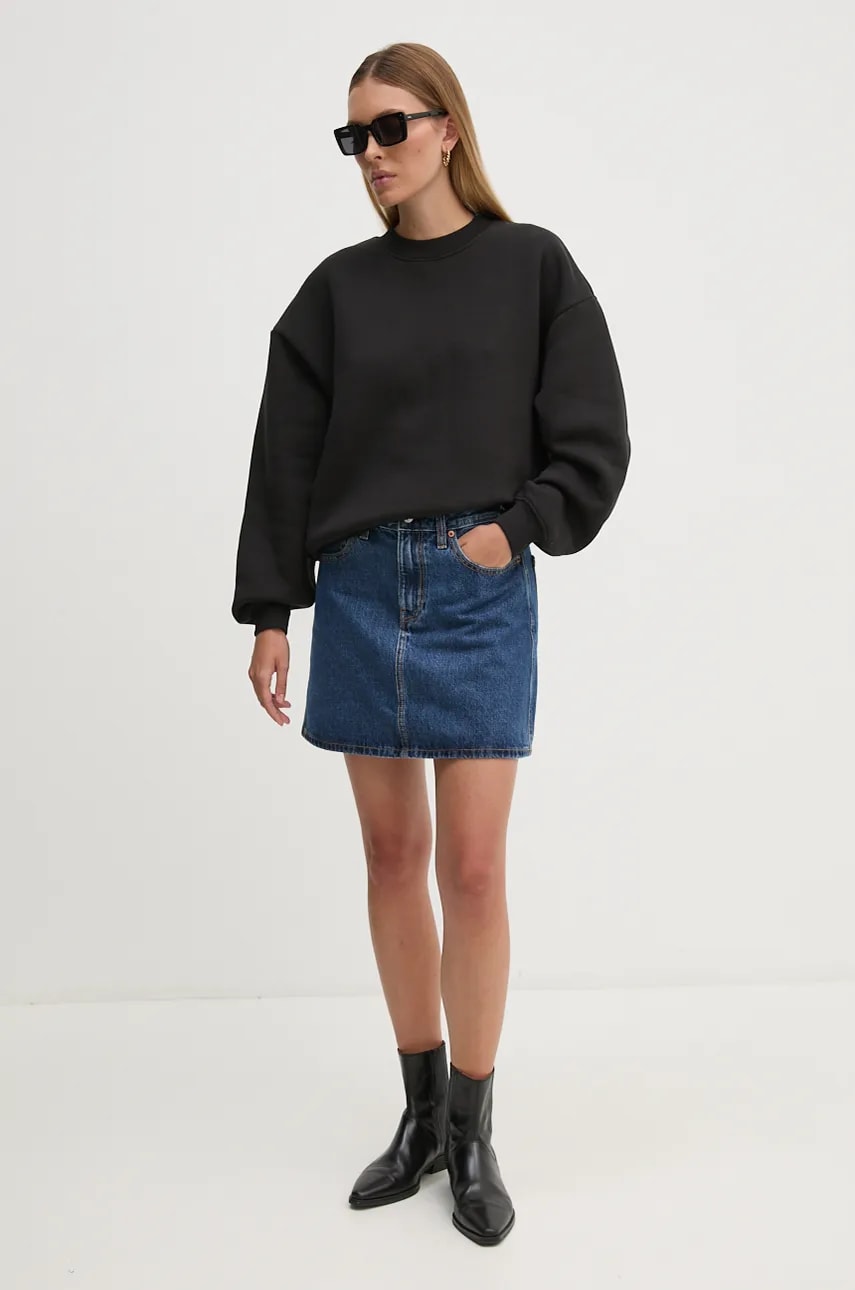 Кофта Calvin Klein Jeans жіноча колір чорний однотонна J20J224656