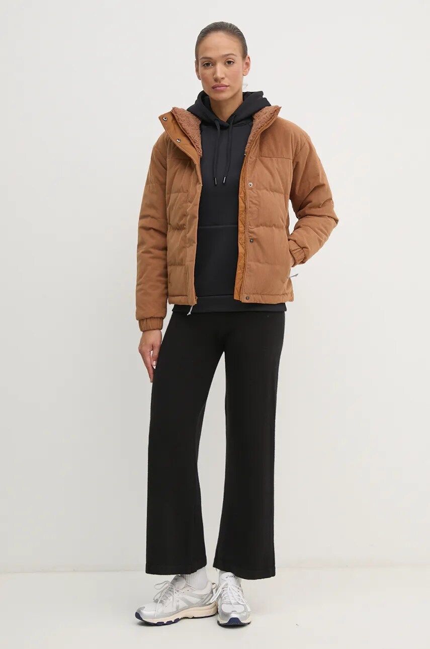 Кофта Under Armour Armour Fleece жіноча колір чорний з капюшоном однотонна 1386507