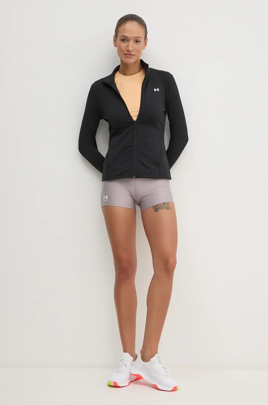 Тренувальна кофта Under Armour Motion EMEA колір чорний однотонна 1388650