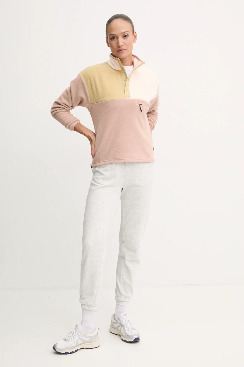 Кофта Picture Arcca 1/4 Zip жіноча колір рожевий візерунок SWT0161