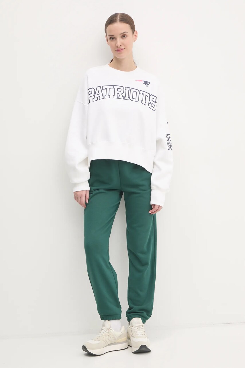 Кофта Nike New England Patriots жіноча колір бежевий з принтом 01D7-11QR-8K-AZ1