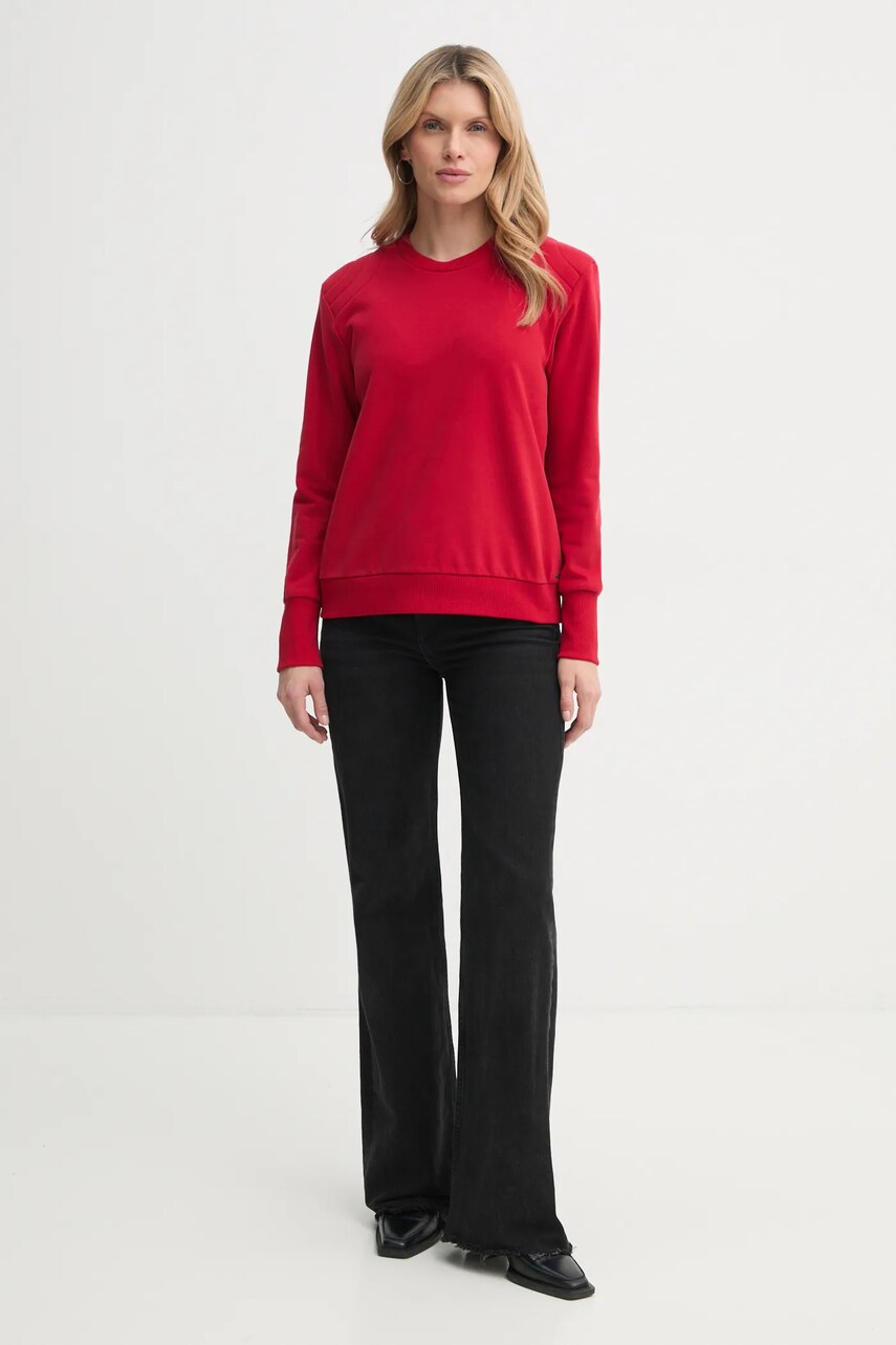 Кофта G-Star Raw жіноча колір червоний однотонна D26409-D704