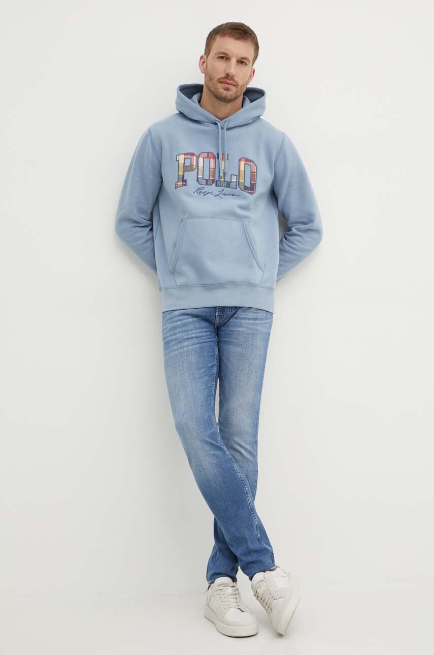 Кофта Polo Ralph Lauren чоловіча з капюшоном з аплікацією 710941854