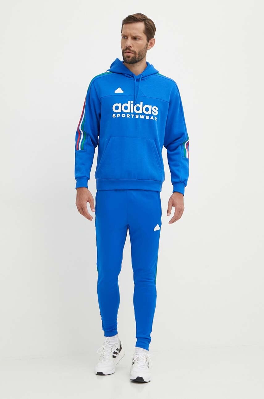 Кофта adidas Tiro чоловіча з капюшоном з принтом IY4532