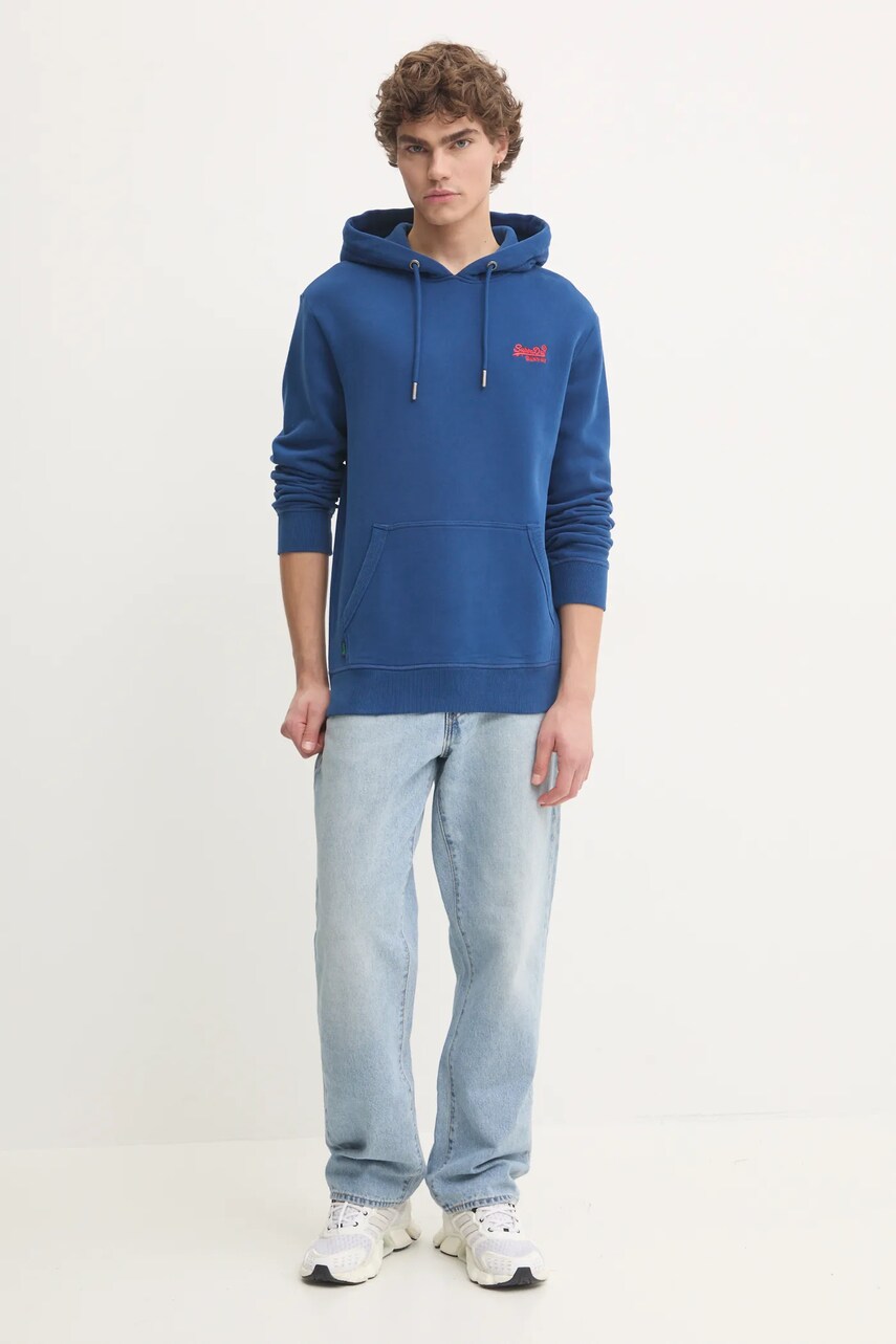 Кофта Superdry чоловіча з капюшоном з аплікацією M2013110D-J6P