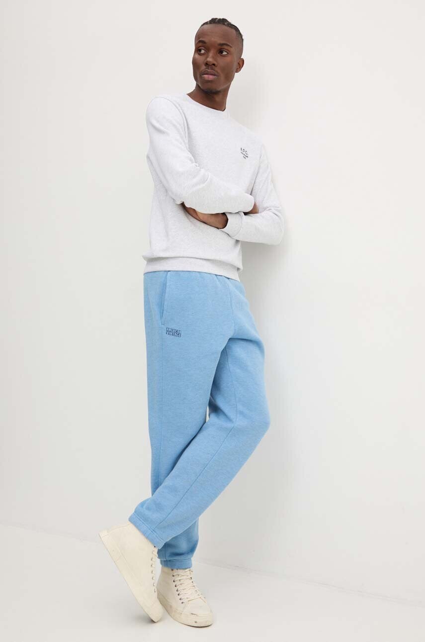 Кофта A.P.C. standard rue madame GOTS колір сірий з аплікацією COHBV.M27913