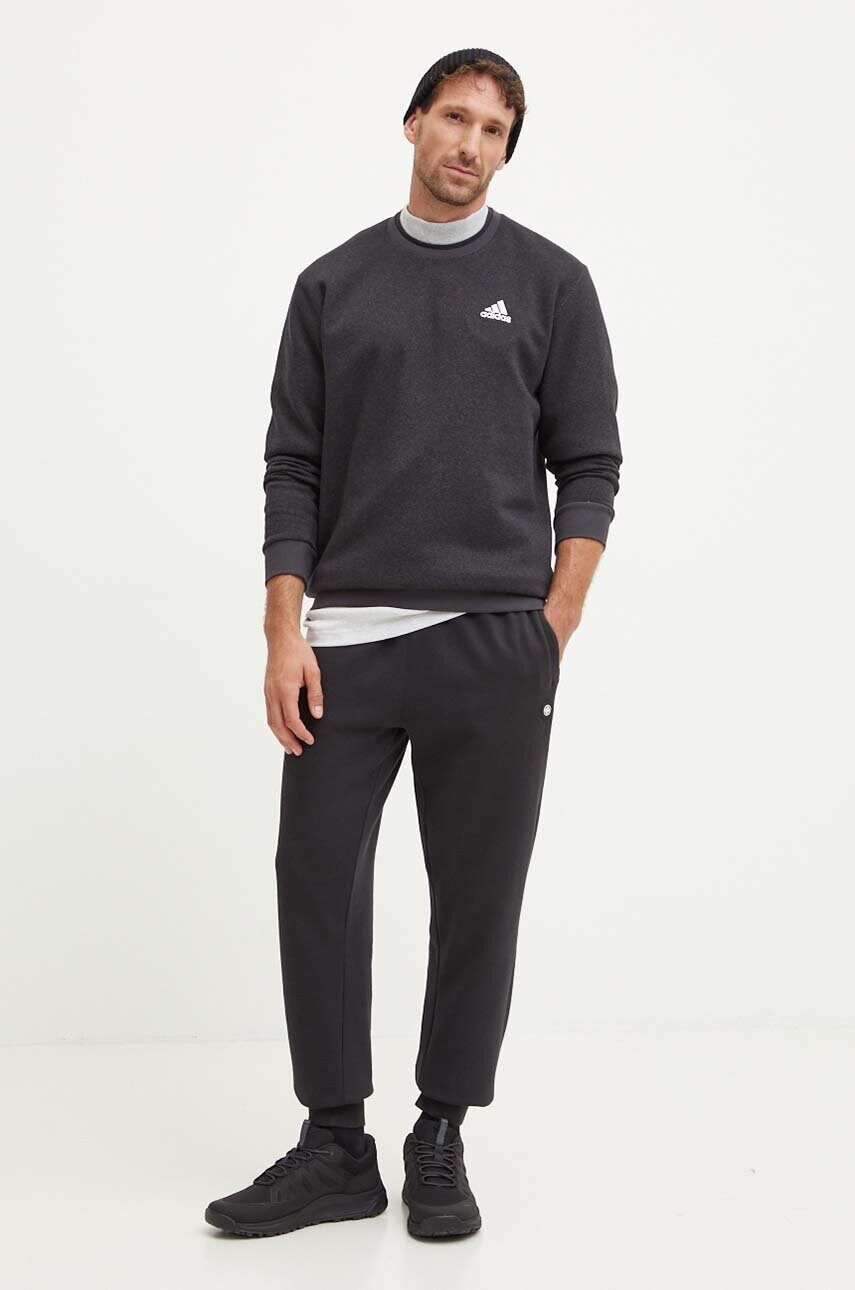 Кофта adidas чоловіча колір сірий однотонна IX1301