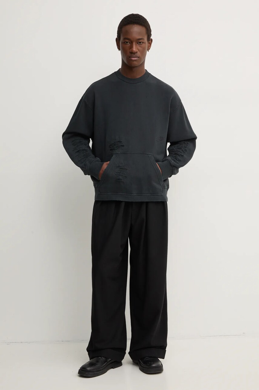 Бавовняна кофта MM6 Maison Margiela чоловіча  однотонна SH2GU0010.M25004