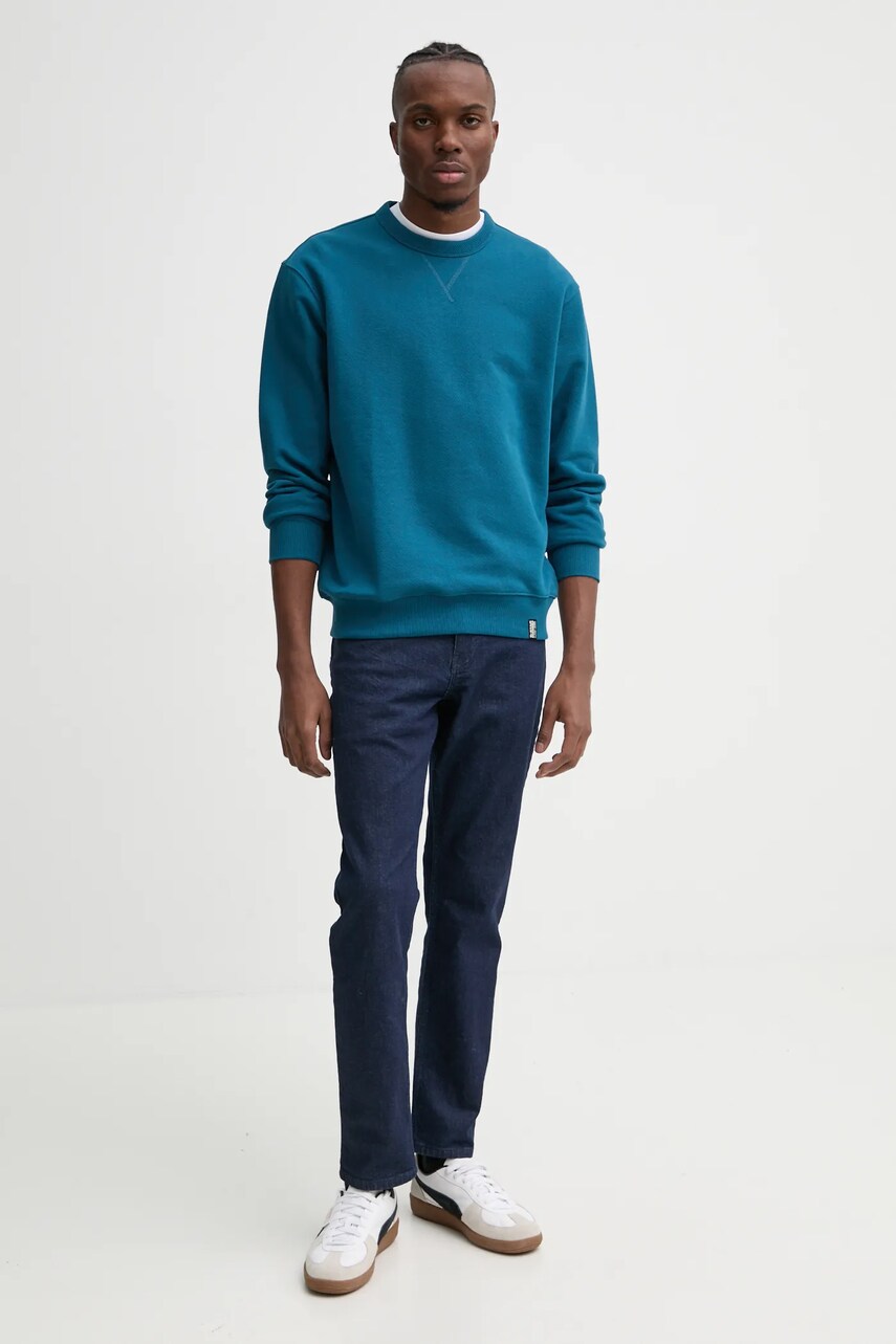 Бавовняна кофта G-Star Raw чоловіча  однотонна D25527-D395