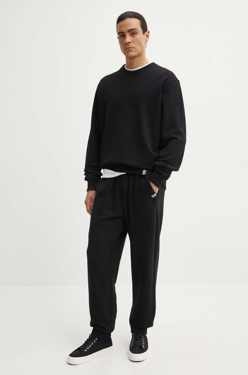 Бавовняна кофта G-Star Raw чоловіча колір чорний однотонна D25527-D395