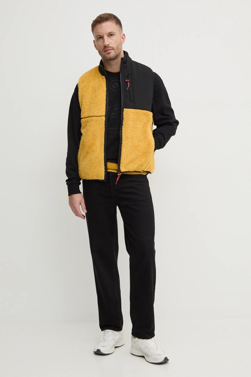 Кофта Guess ROY чоловіча колір чорний з аплікацією M4BQ04.K9YH1