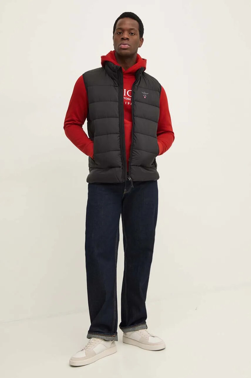 Кофта Tommy Hilfiger чоловіча колір червоний з капюшоном з принтом MW0MW35523