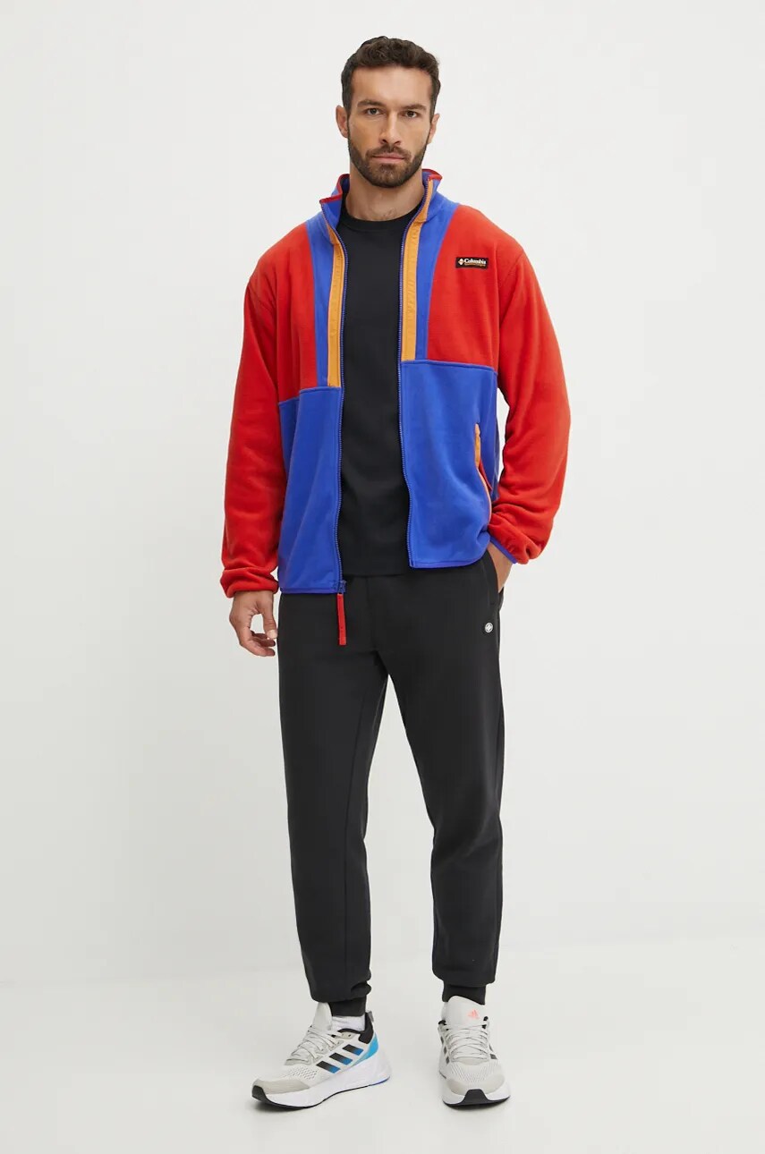 Флісова кофта Columbia Backbowl II Full Zip Fleece колір червоний візерунок 2090851