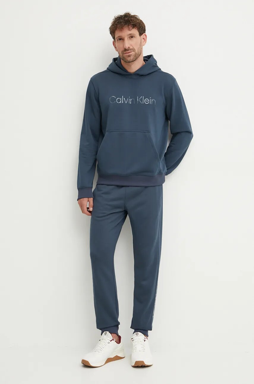 Тренувальна кофта Calvin Klein Performance з капюшоном з аплікацією 00GMF4W302