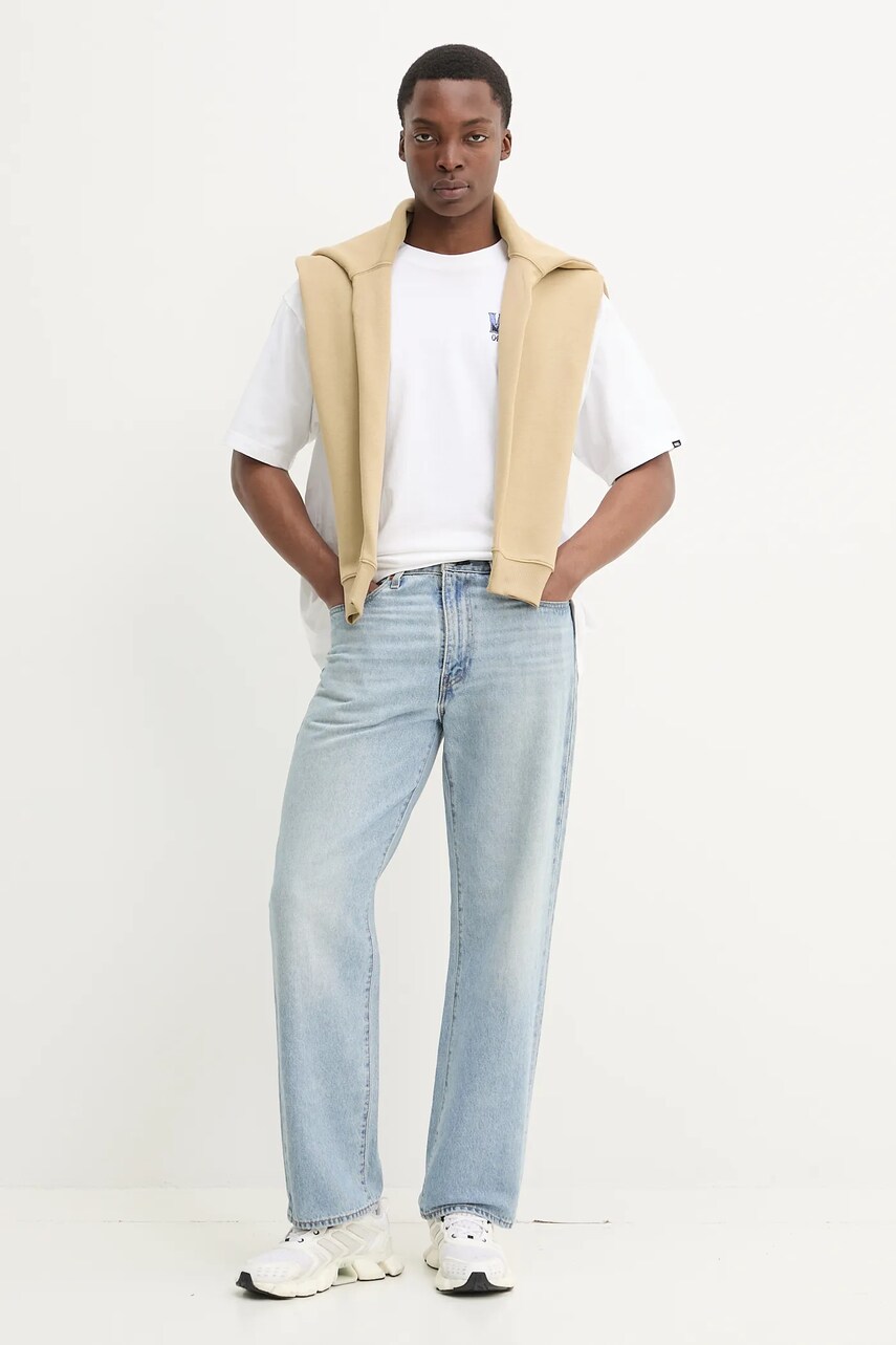 Кофта Tommy Jeans чоловіча колір бежевий однотонна DM0DM20741