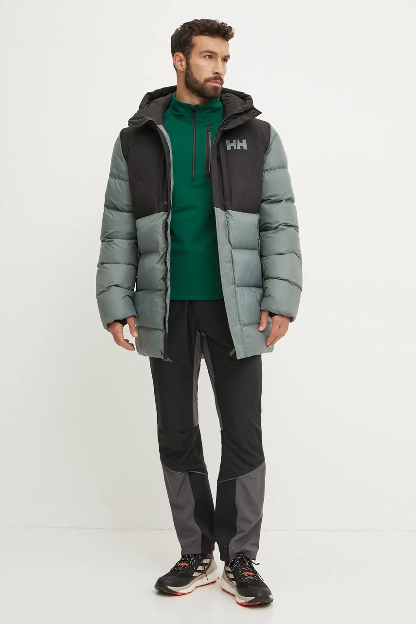 Спортивна кофта Smartwool колір зелений з аплікацією SW002620