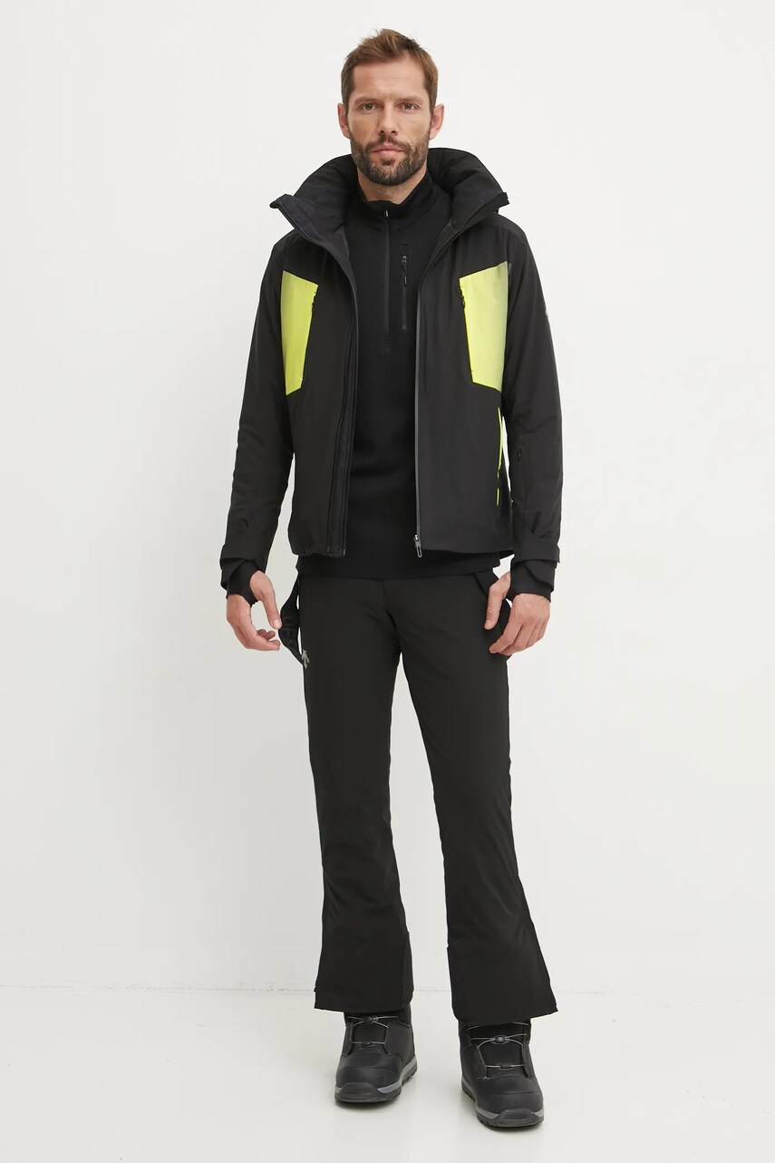 Спортивна кофта Smartwool колір чорний однотонна SW002439