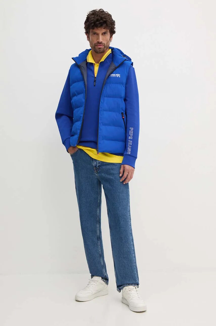 Кофта Red Bull Racing x Pepe Jeans Red Bull Racing x Pepe Jeans чоловіча  з принтом RM580001