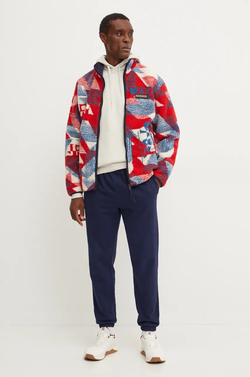Кофта adidas Essentials чоловіча колір бежевий з капюшоном однотонна IZ4760