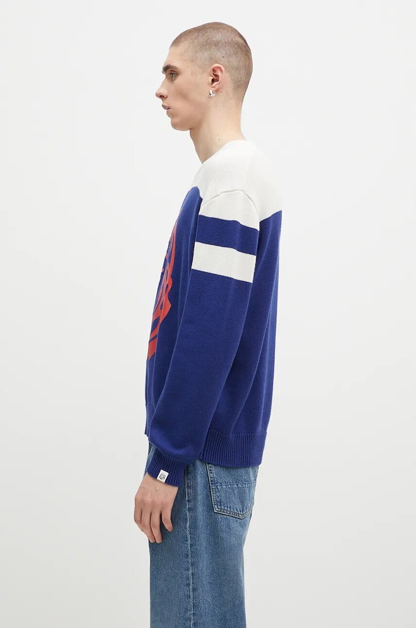 Светр з домішкою кашеміру Billionaire Boys Club Astro Knitted Crewneck колір синій  B24325