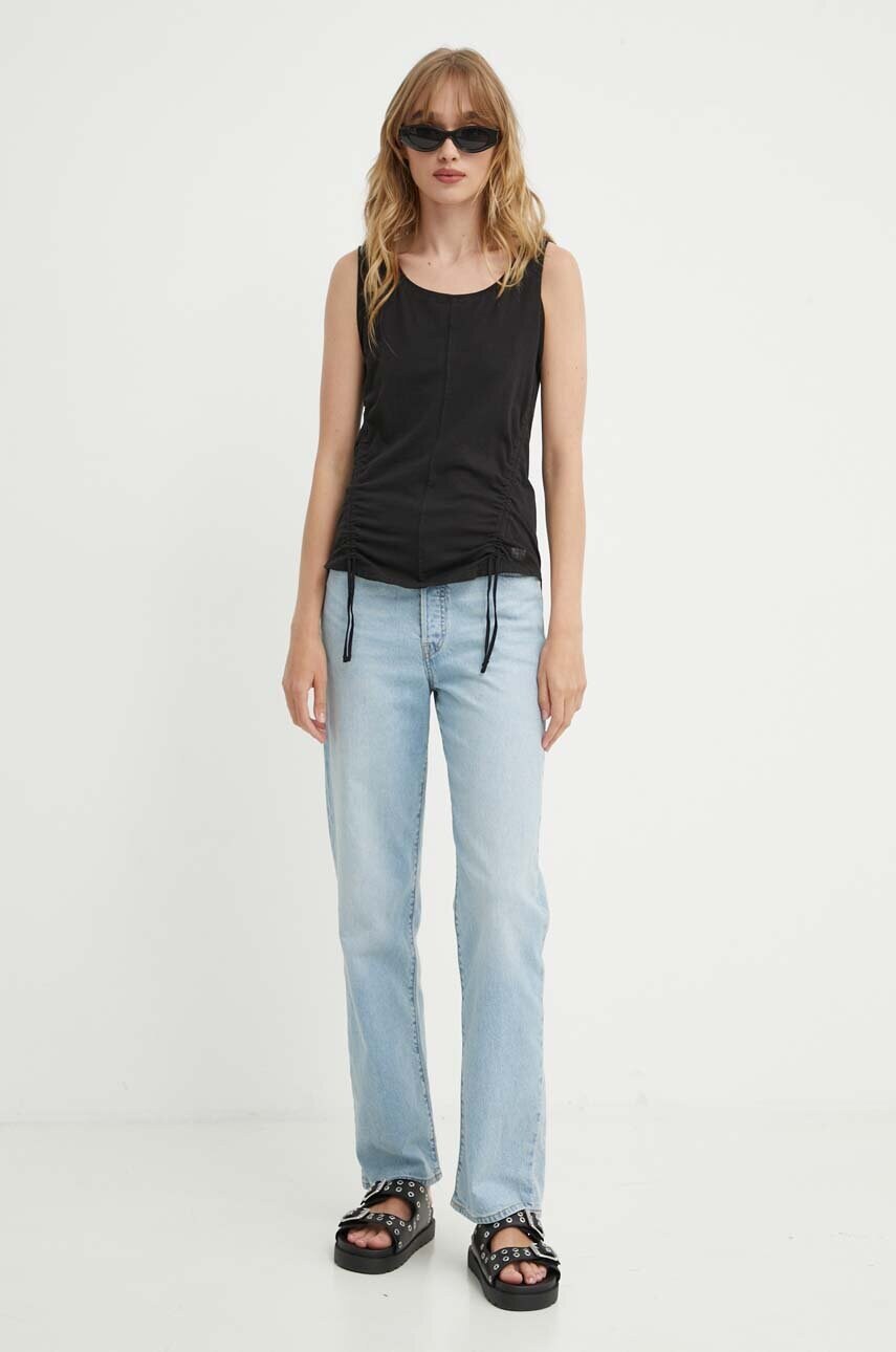 Бавовняна футболка G-Star Raw жіноча колір чорний D24660-4107