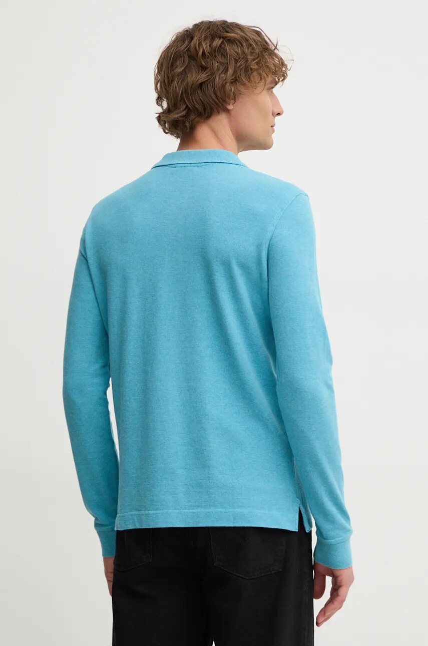 Бавовняний лонгслів United Colors of Benetton однотонний 3088U3025