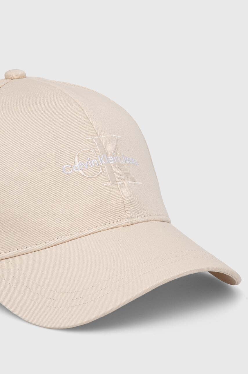 Бавовняна бейсболка Calvin Klein Jeans колір рожевий з аплікацією K60K612317