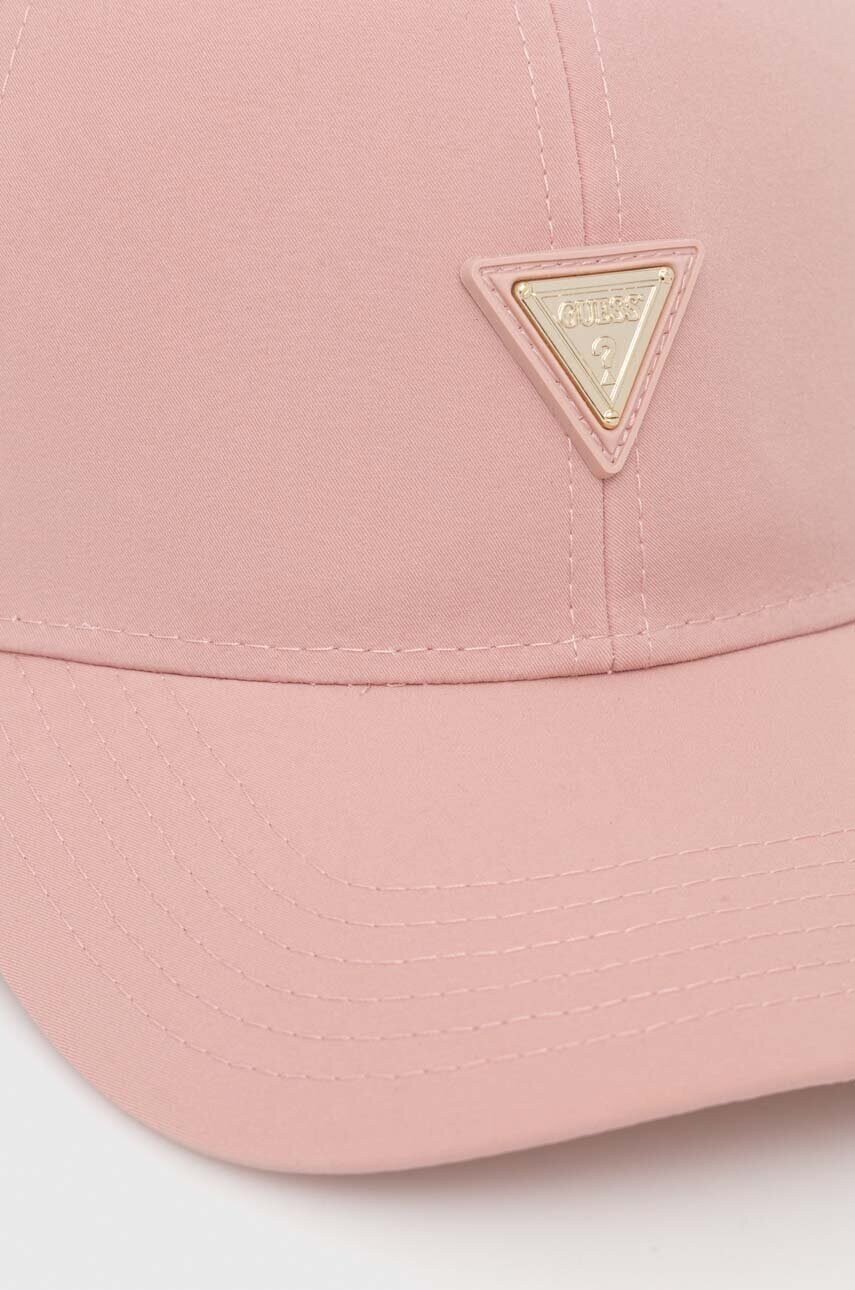 Кепка Guess NOMIE колір рожевий з аплікацією V4YZ01 WG982