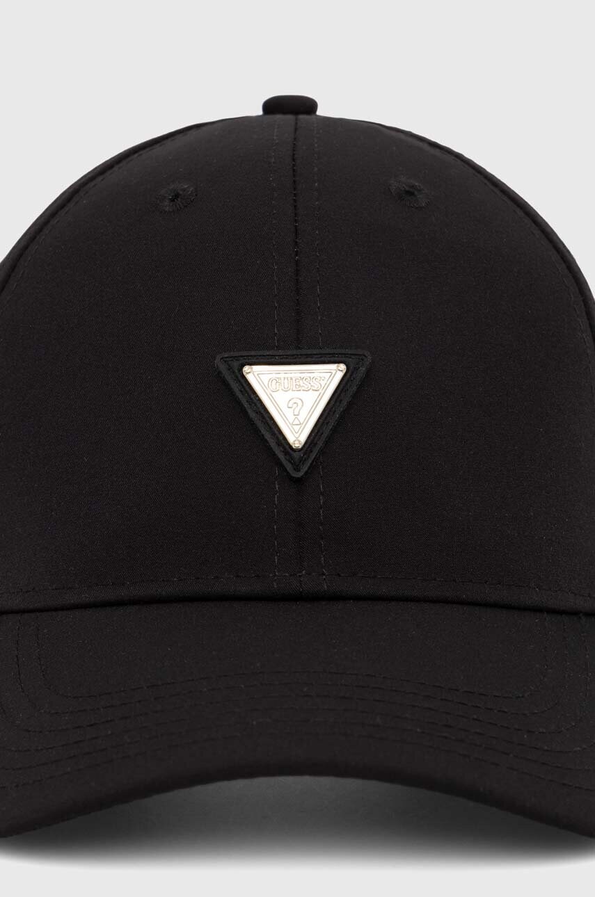 Кепка Guess NOMIE колір чорний з аплікацією V4YZ01 WG982