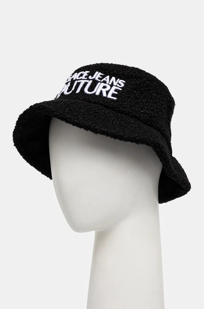 Капелюх з домішкою вовни Versace Jeans Couture колір чорний 77HAZK07 ZSB12