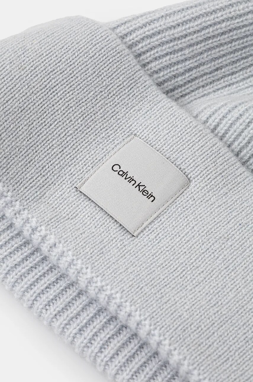 Вовняна шапка Calvin Klein вовна K60K612584