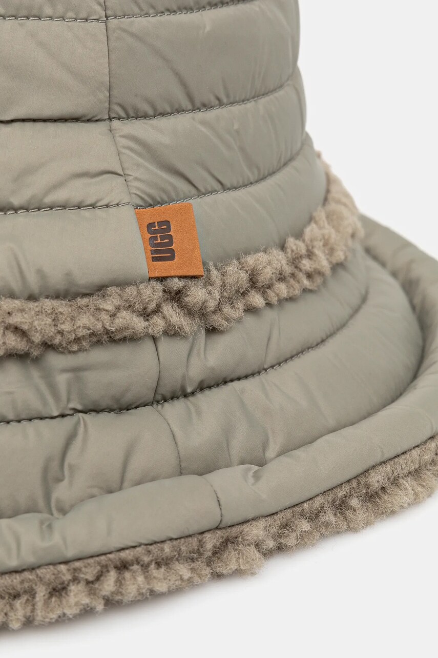 Двосторонній капелюх UGG колір зелений 101018