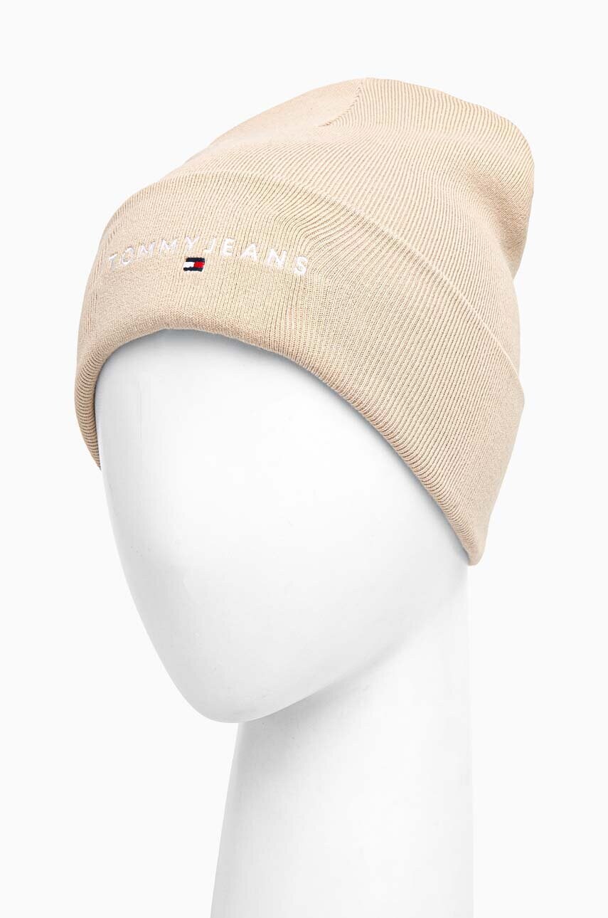 Шапка Tommy Jeans колір бежевий  AW0AW16783