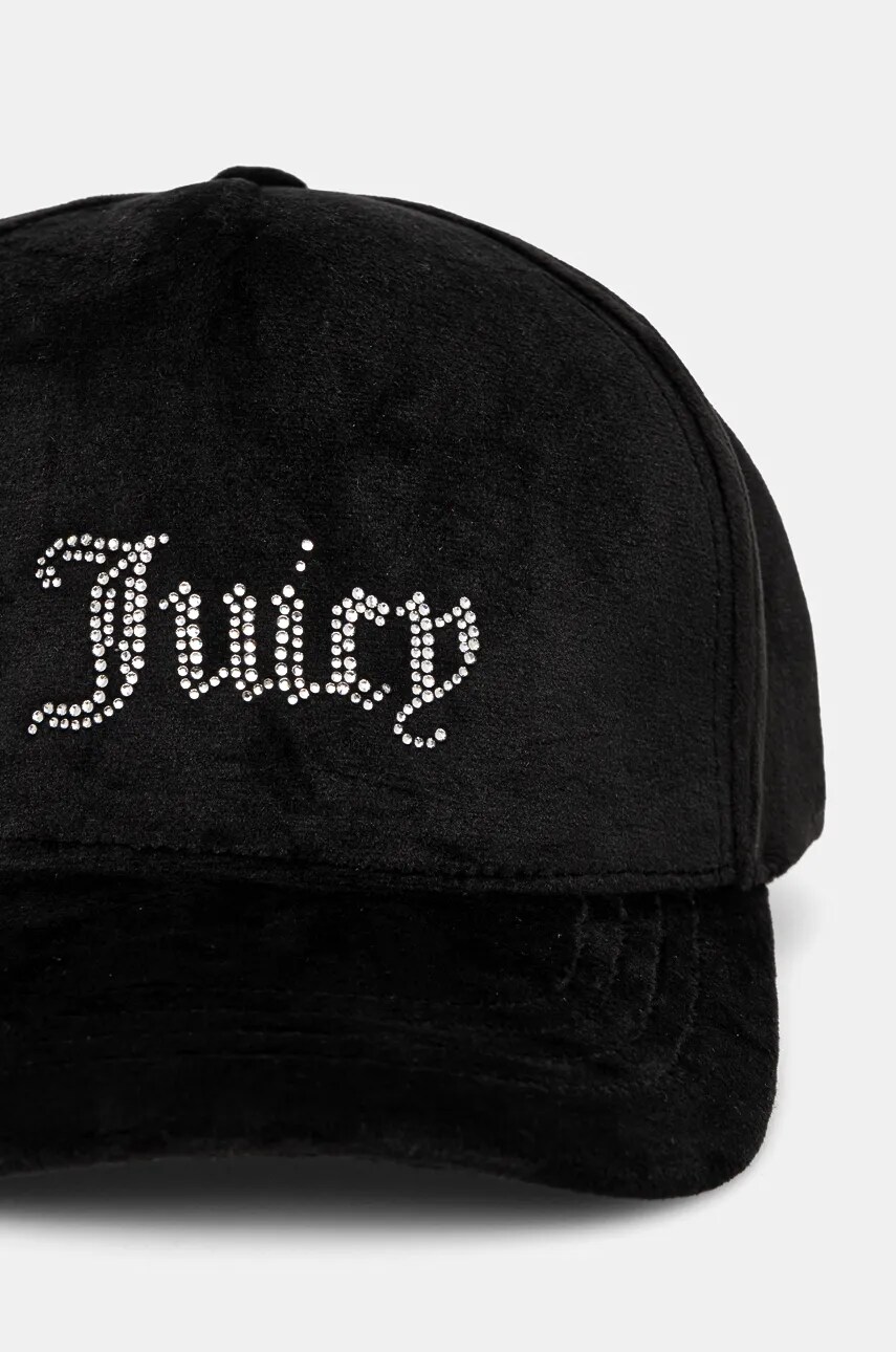 Кепка Juicy Couture VERONICA CAP колір чорний з аплікацією JCAWH224702