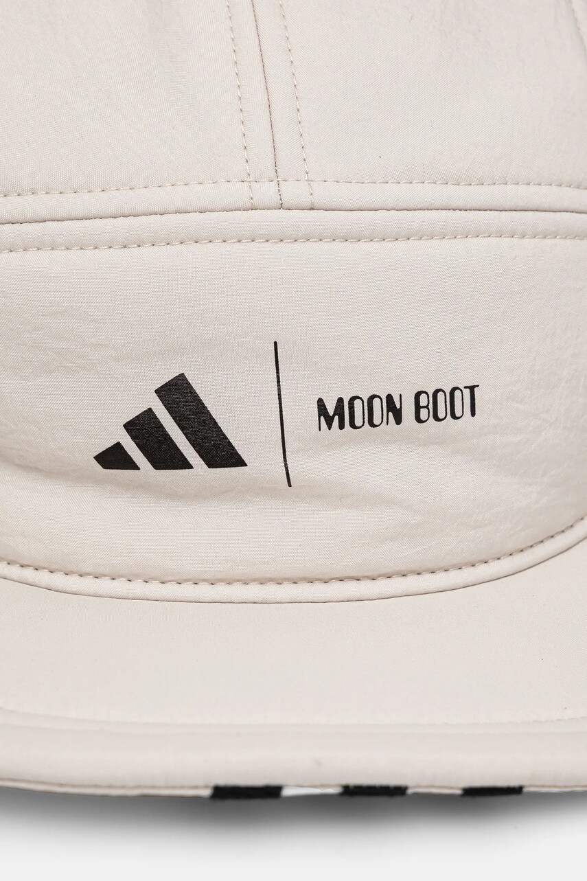 Кепка adidas x Moon Boot колір бежевий з принтом JE1944
