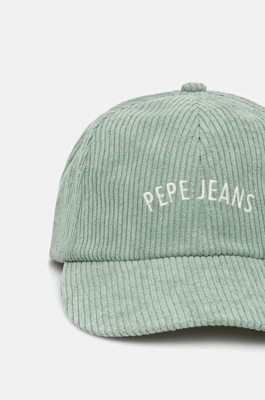 Кепка Pepe Jeans WEEN CAP колір зелений з принтом PL040354