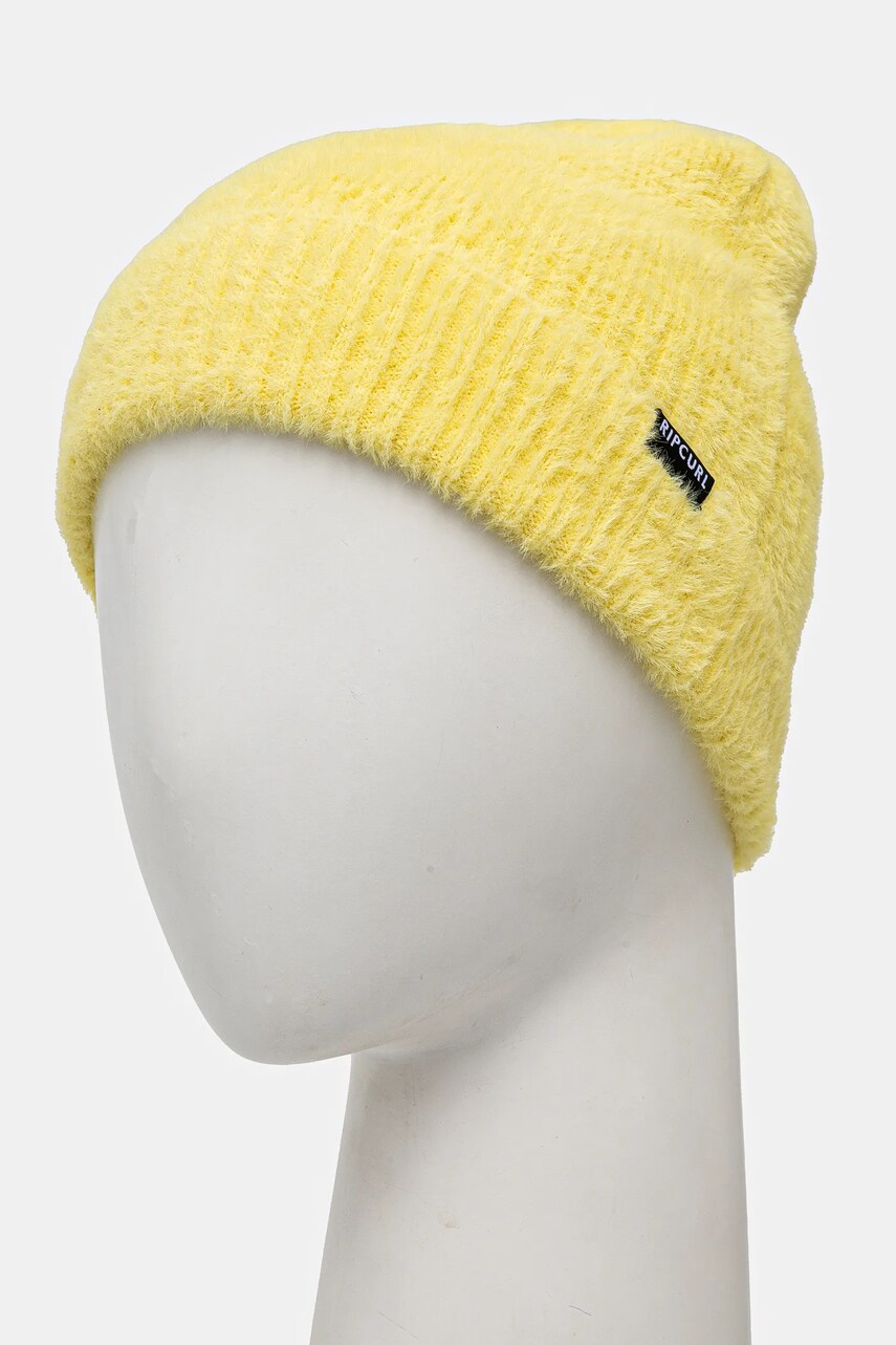 Шапка Rip Curl колір жовтий з тонкого трикотажу 05OWHE