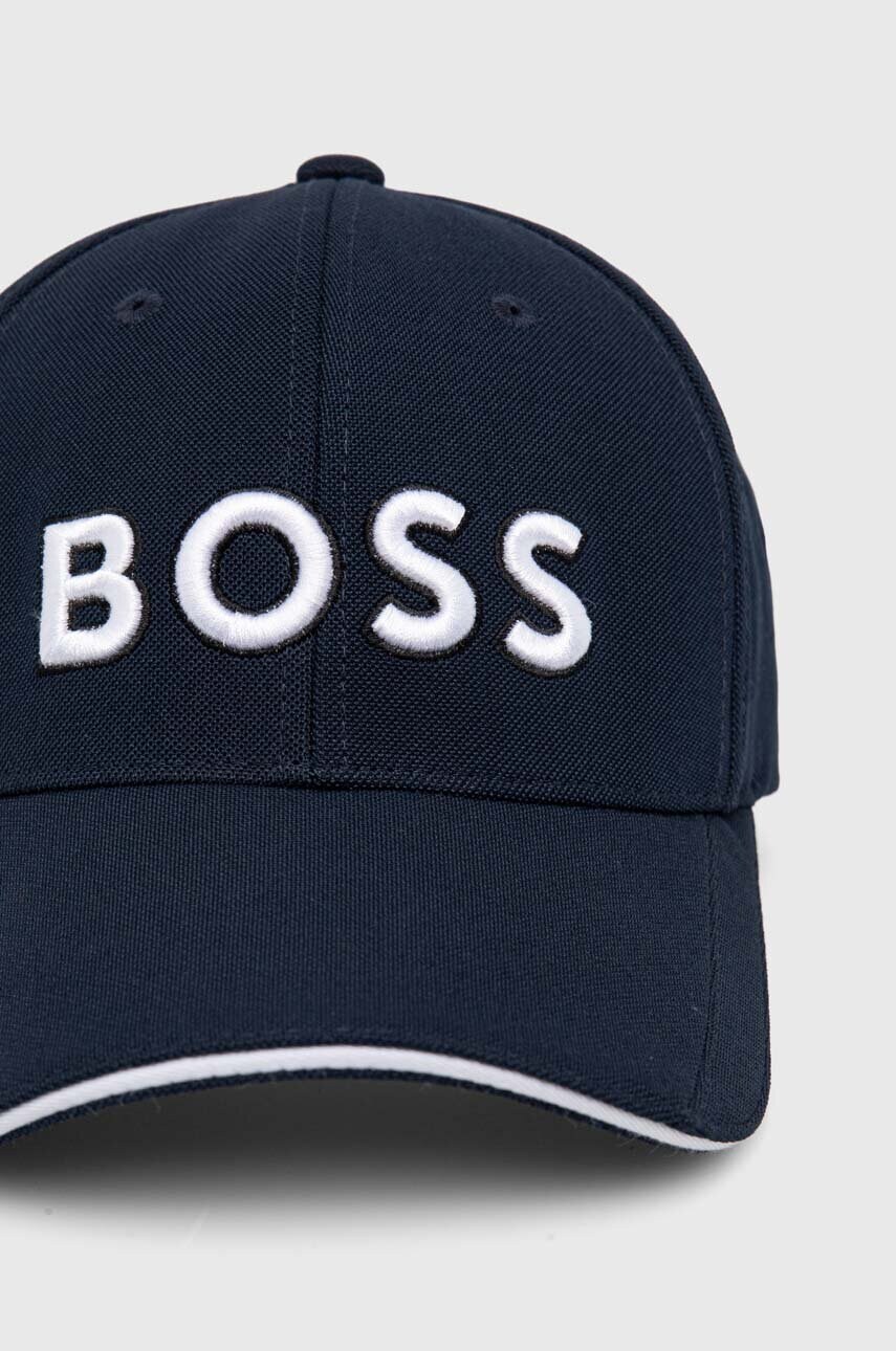 Кепка Boss Green колір синій з аплікацією 50519247