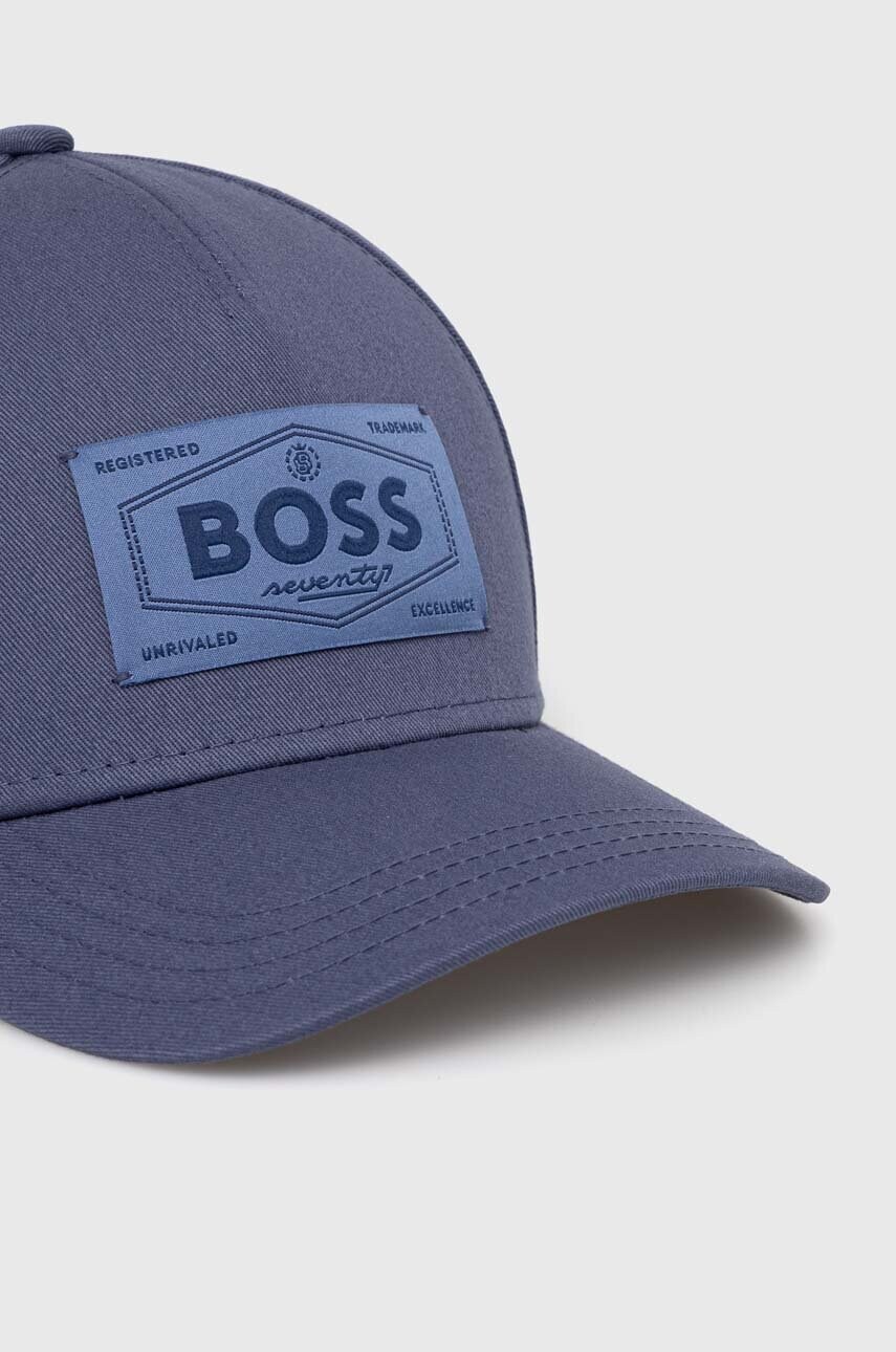 Бавовняна бейсболка BOSS з аплікацією 50518894