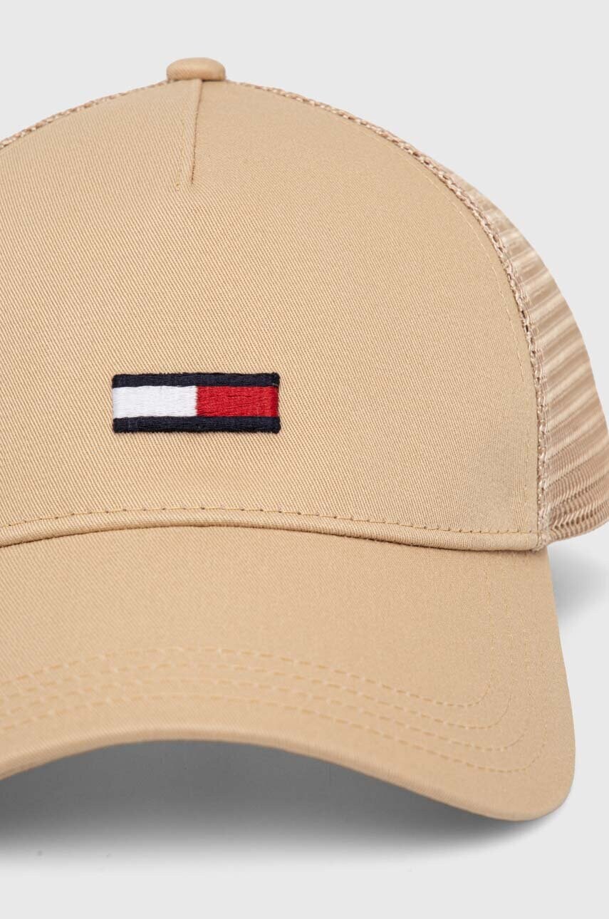 Кепка Tommy Jeans колір бежевий з аплікацією AM0AM12425