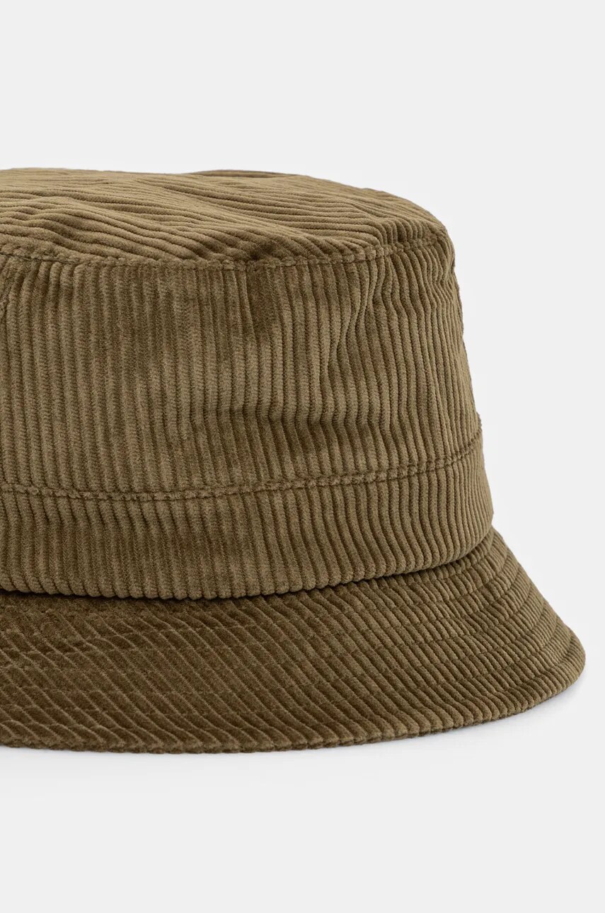 Вельветовий капелюх Barbour колір зелений з бавовни MHA0862