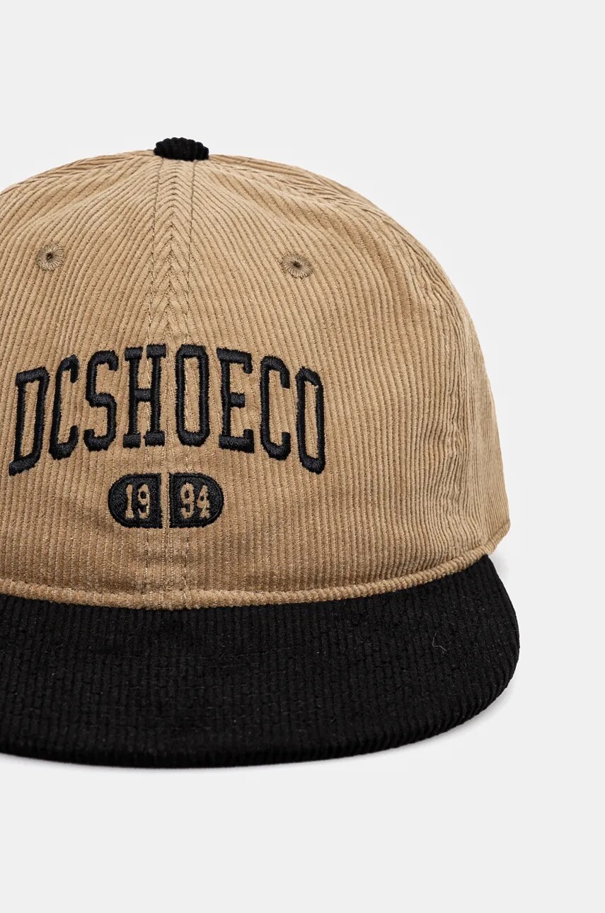 Кепка DC Gymnasium Snapback колір коричневий з аплікацією ADYHA04220