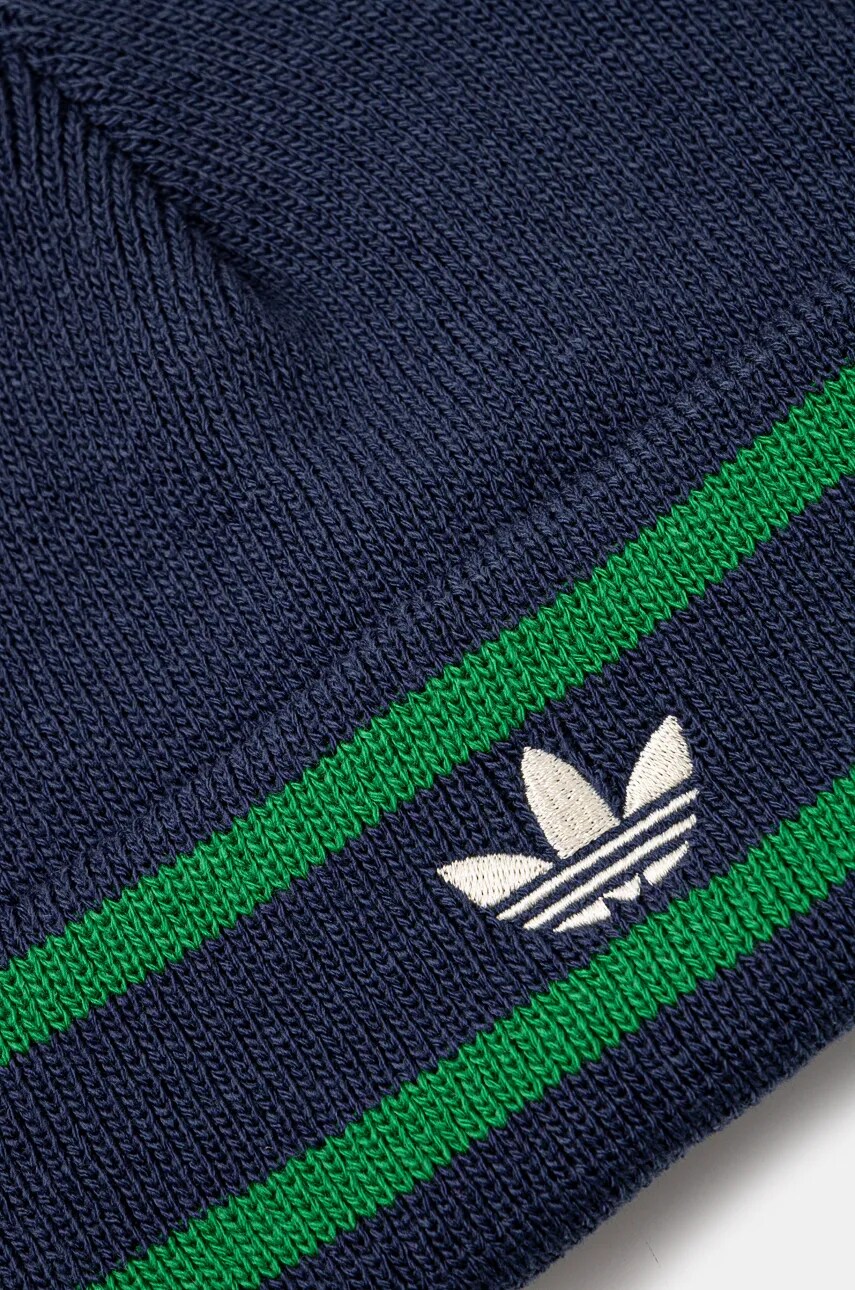 Шапка adidas Originals Beanie колір синій  JL9569