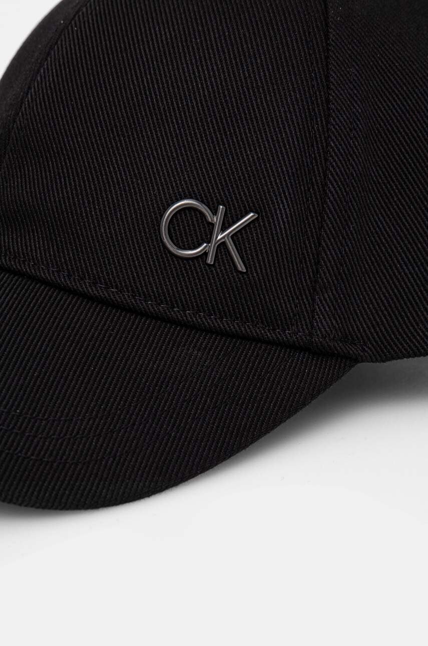 Кепка Calvin Klein колір чорний з аплікацією K50K512349