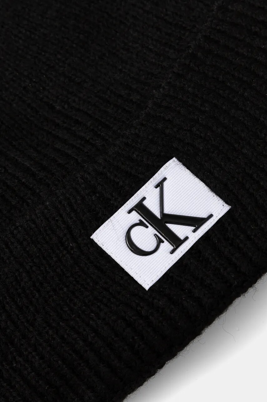 Шапка Calvin Klein Jeans колір чорний  K50K512451