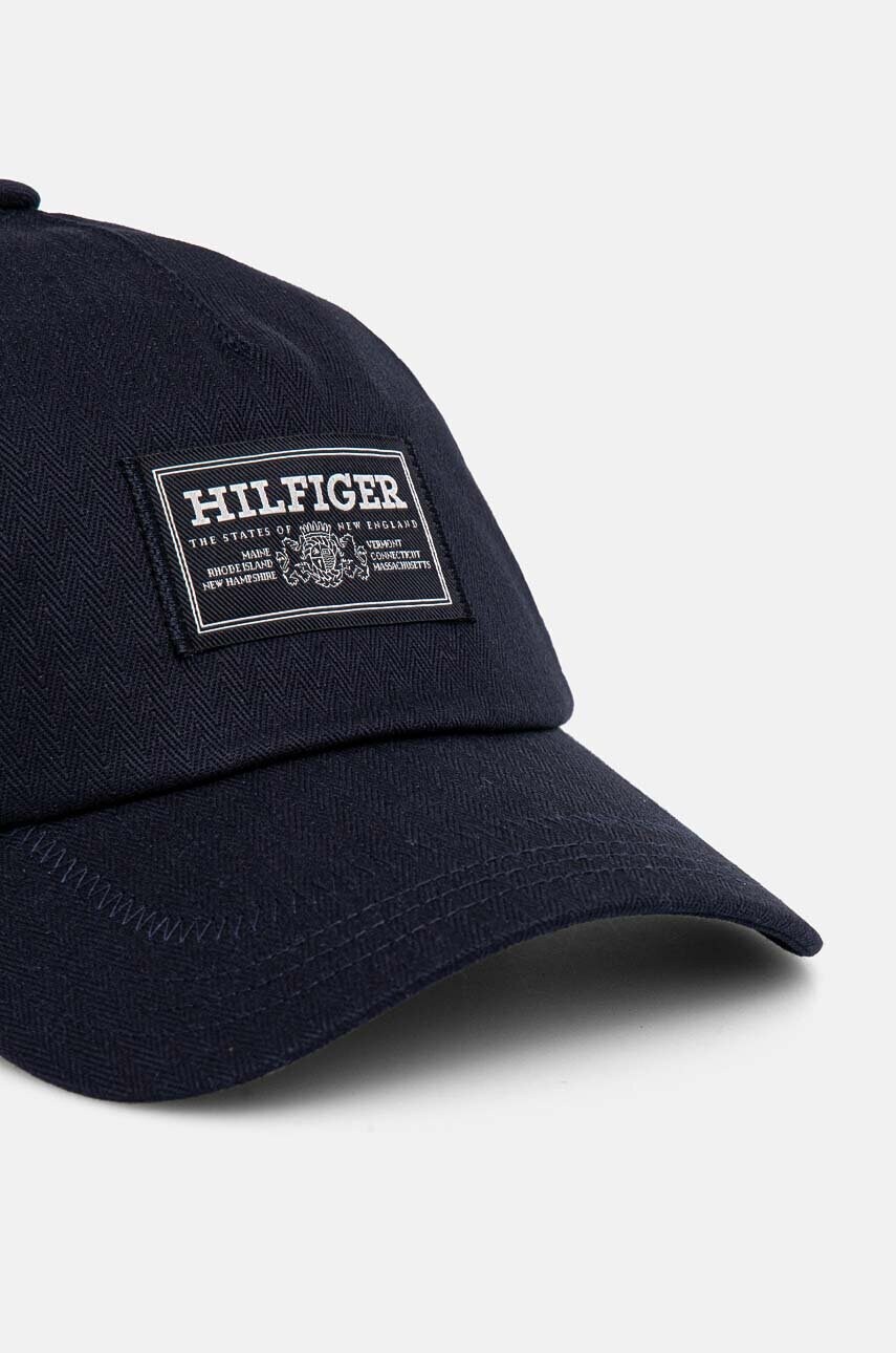Кепка Tommy Hilfiger колір синій з аплікацією AM0AM12890